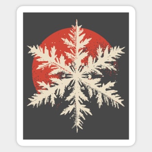 Snowflake Crystal - Nature's Masterpiece Hexagon Sticker